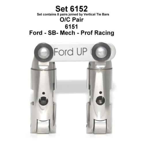 Morel 6152 .875" Ultra Pro UFRS Bushed Mechanical Roller Lifters Front View