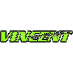 Vincent Performance Lime Black Decal