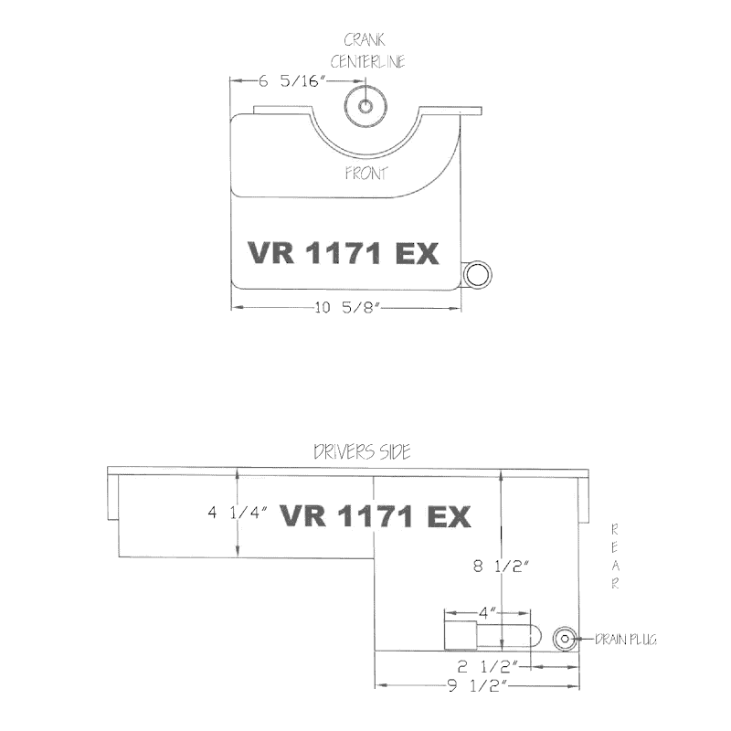 VR-1171-EX Dimensions