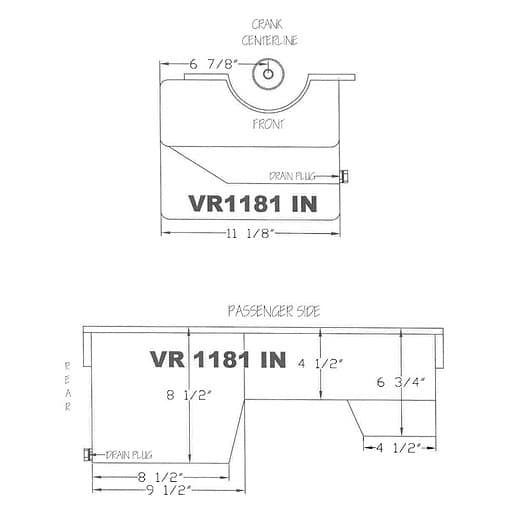 VR-1181-IN Dimensions