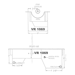 VR-1069 BBF Pan Dimensions