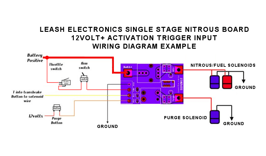 Leash Single Stage Nitrous Relay Board With Transbrake Interrupt Ssnb