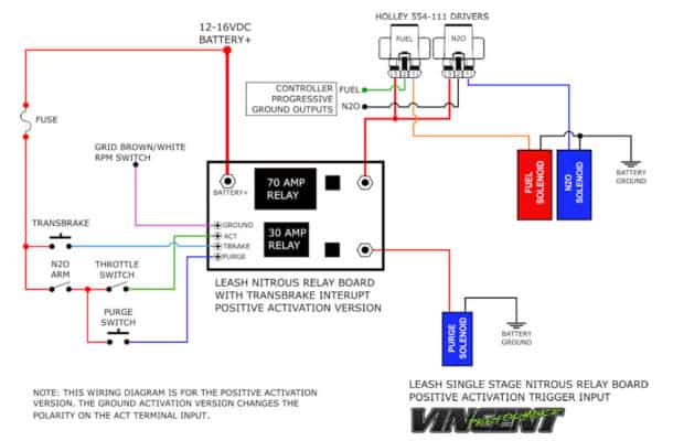 Leash Single Stage Nitrous Board Wiring Diagram