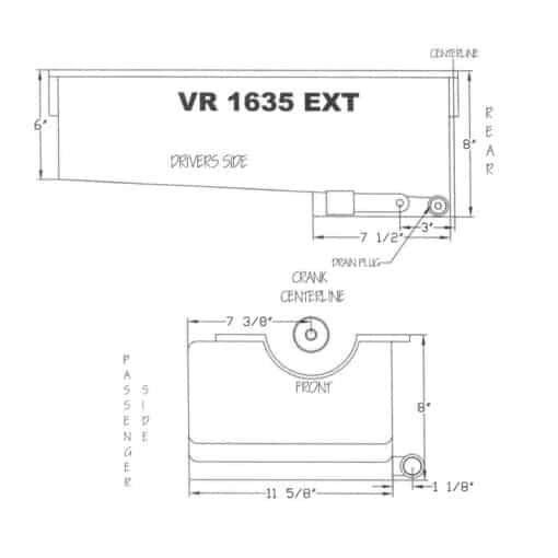 VR-1635-EXT Dimensions