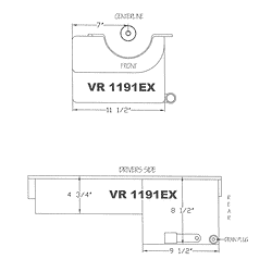 VR-1191EX Dimensions