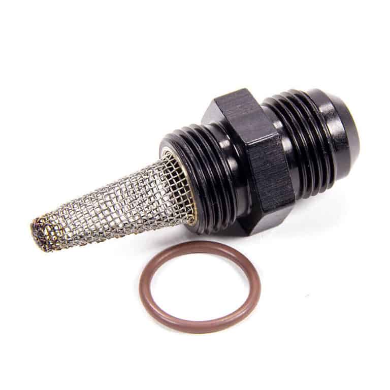 Conector Fragola -12 AN Macho Con Filtro Y Junta Tórica - Acero