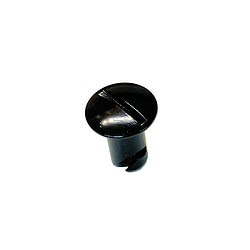 Black 5/16 Steel oval head .500” grip - slotted