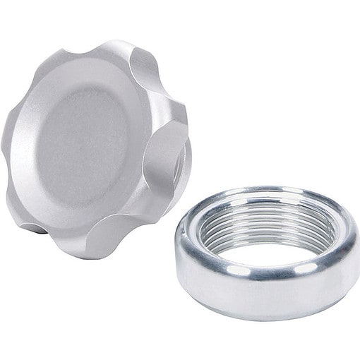Filler Cap Silver with Weld-In Aluminum Bung Small ALL36160