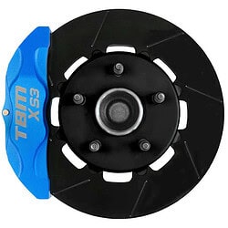 AM Autoparts Front Disc Brake Caliper Set With Brackets & Hardware For Ford Mustang