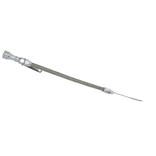 Moroso 25971 Engine Oil Dipstick, Flexible, Pan Mount, 20.75 in Long, 1/4 in NPT Male Fitting