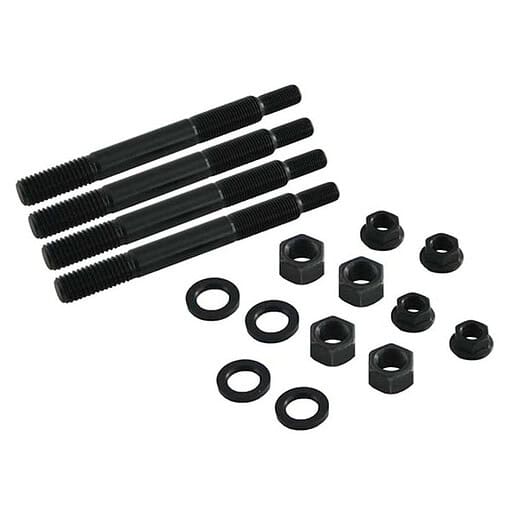 Windage Tray Stud, Steel, Black Oxide, Small Block Ford, Set of 4