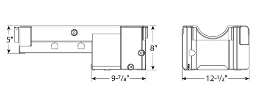 BBC Mark IV 7 qt Fabricated Aluminum Oil Pan - Image 4