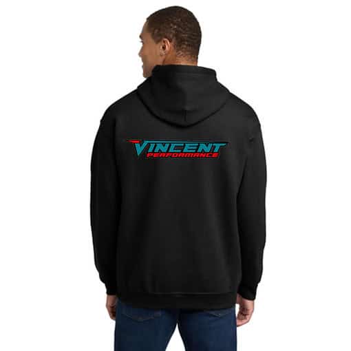 Vincent Performance Black Racing Hoodies - Image 2