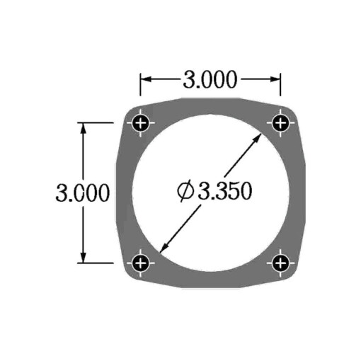 Strange Symmetrical 3.350" OD Bearing Ford 9" Housing Ends for 3 1/2" Tubing- H1146 - Image 2