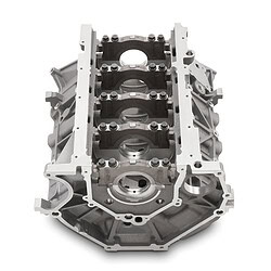 M6010-M52B by FORD Engine, Bare Block, 3.700 in Bore, Standard Deck, 1-Piece Seal, Aluminum, Ford Coyote Bottom View