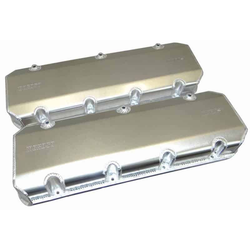Moroso 68483 SR20 BBC Valve Covers Short Billet Rail for Brodix SR20 Cylinder Heads, Dart PRO1 20 Degree Cylinder Head