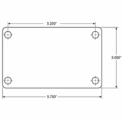 Leash Pro-4 and Pro-6 Footprint Dimensions